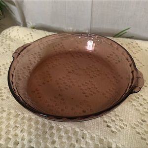 Pyrex Purple Glass Pie Dish